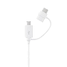 2in1 Cable Samsung, Type-C+Micro-US..