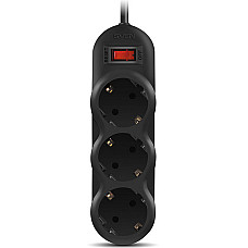 Surge Protector 3 Sockets,  1.8m, S..