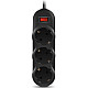 Surge Protector   3 Sockets,  1.8m,..