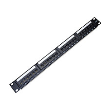 24 ports UTP Cat.6 patch panel, LY-..