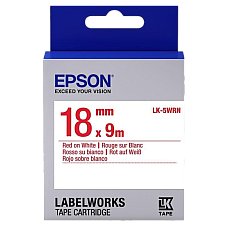 Tape Cartridge EPSON LK5WRN; 18mm/9..