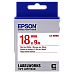 Tape Cartridge EPSON LK5WRN; 18mm/9m Standard, Red/White, C53S655007