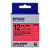 Tape Cartridge EPSON LK4RBP; 12mm/9m Pastel, Black/Red, C53S654007