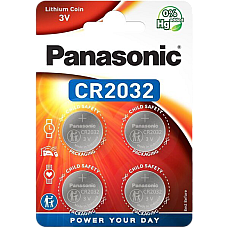 CR2032, Blister*4, Panasonic, CR-20..