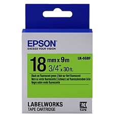 Tape Cartridge EPSON LK5GBF; 18mm/9..