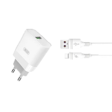 Wall Charger XO, Type-C PD65W/USB-A..