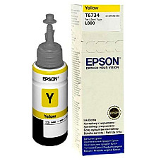 Ink  Epson C13T67344A yellow bottle..