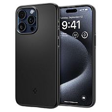 Spigen iPhone 15 Pro, Thin Fit, Bla..