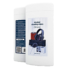 Cleaning wipes for screens with Alc..