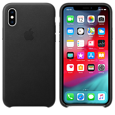 Original iPhone XS Leather Case, Bl..