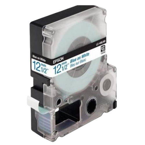 Tape Cartridge EPSON LK4WLN; 12mm/9m Standard, Blue/White, C53S654022