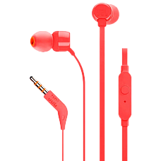 Earphones  JBL T110 Red..