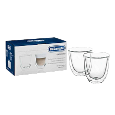 Glass cups De'Longhi 190ml 2pcs..