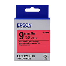 Tape Cartridge EPSON LK3RBP; 9mm/9m..