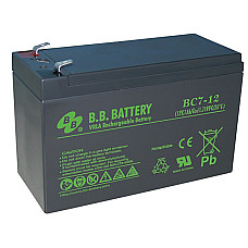 Baterie UPS 12V/ 7AH T1 B.B. BC7-12..