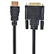 Cable HDMI to DVI  3.0m Cablexpert,..