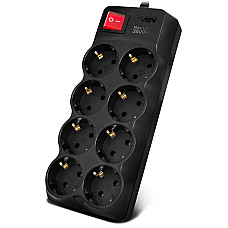 Surge Protector  8 Sockets,  3.0m, ..