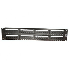 48 ports UTP Cat.5e patch panel, 2U..