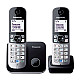 DECT Panasonic KX-TG6812UAB, Black..