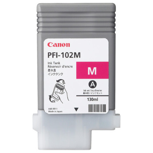 Cartuș de cerneală Canon PFI-102M magenta, 130 ml pentru iPF720,710,700,610,605,600,510,500