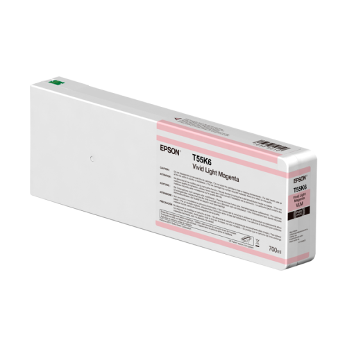 Ink Cartridge Epson T55K600 UltraChrome HDX/HD 700ml, Vivid Light Magenta / C13T804600