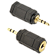 Audio adapter 3-pin*2.5 mm jack to ..