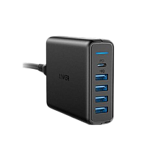 Wall Charger Cellular, 5USB, QC + P..