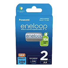 AA  Eneloop 2000mAh, Blister*2, Pan..