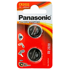 CR2032, Blister*2, Panasonic, CR-20..