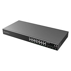 16-port Gigabit Managed PoE Switch,..