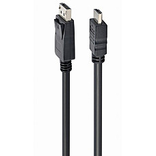 Cable  DP to HDMI  1.0m Cablexpert,..