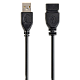 Cable USB, USB AM/AF, 4.5 m, USB2.0..