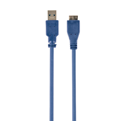Кабель для зарядки и синхронизации Cablexpert CCP-mUSB3-AMBM-10, USB Type-A/Micro BM, 3м, Синий