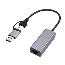 USB 3.1 + type-C Gigabit network ad..
