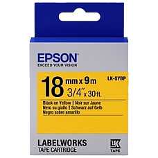 Tape Cartridge EPSON LK5YBP; 18mm/9..