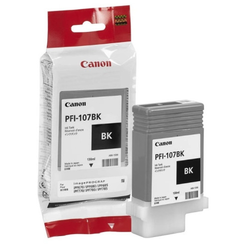Cartuș de cerneală Canon PFI-107Bk, negru