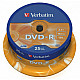 25*Cake DVD-R  Verbatim, 4.7GB, 16x..