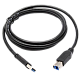 Cable USB 3.0, AM -  BM  1.8 m  Hig..