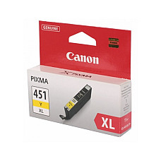 Ink Cartridge Canon CLI-451 XLY, Ye..