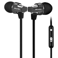 Awei earphones, Es-860Hi,Black..
