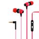 Awei earphones, Es-88Hi, Red..