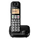 DECT Panasonic KX-TGE110UCB, Black..