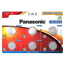 CR2032, Blister*6, Panasonic, CR-20..