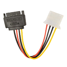 Cable SATA (male) to Molex (female)..