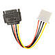 Cable SATA (male) to Molex (female)..