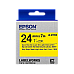 Tape Cartridge EPSON LK-6YBVN; 24mm/7m Vinyl, Black/Yellow, C53S656021