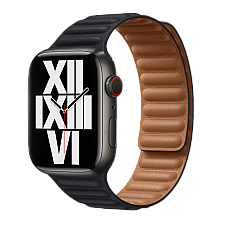 Strap Apple Watch 45mm Midnight Lea..