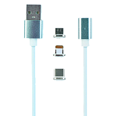 Magnetic cable Type-C to USB 1.0 m,..
