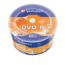 50*Spindle DVD-R Verbatim, 4.7GB, 1..