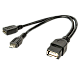 Cable  OTG,  Micro BM / Micro BF - ..